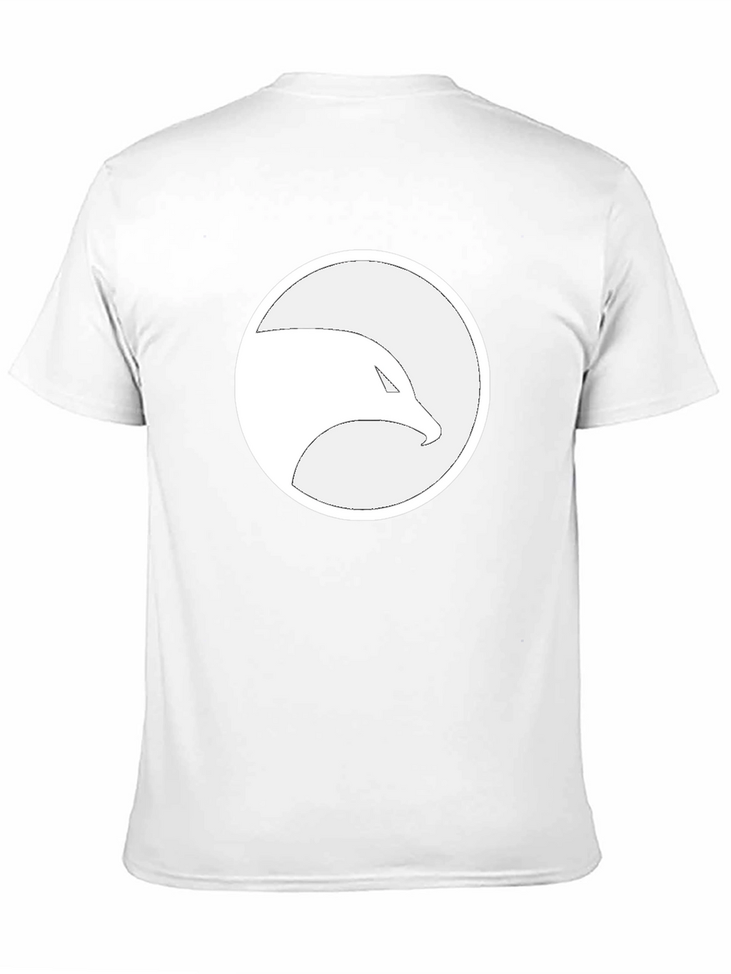Eagle Logo Graphic Print Black T-Shirt