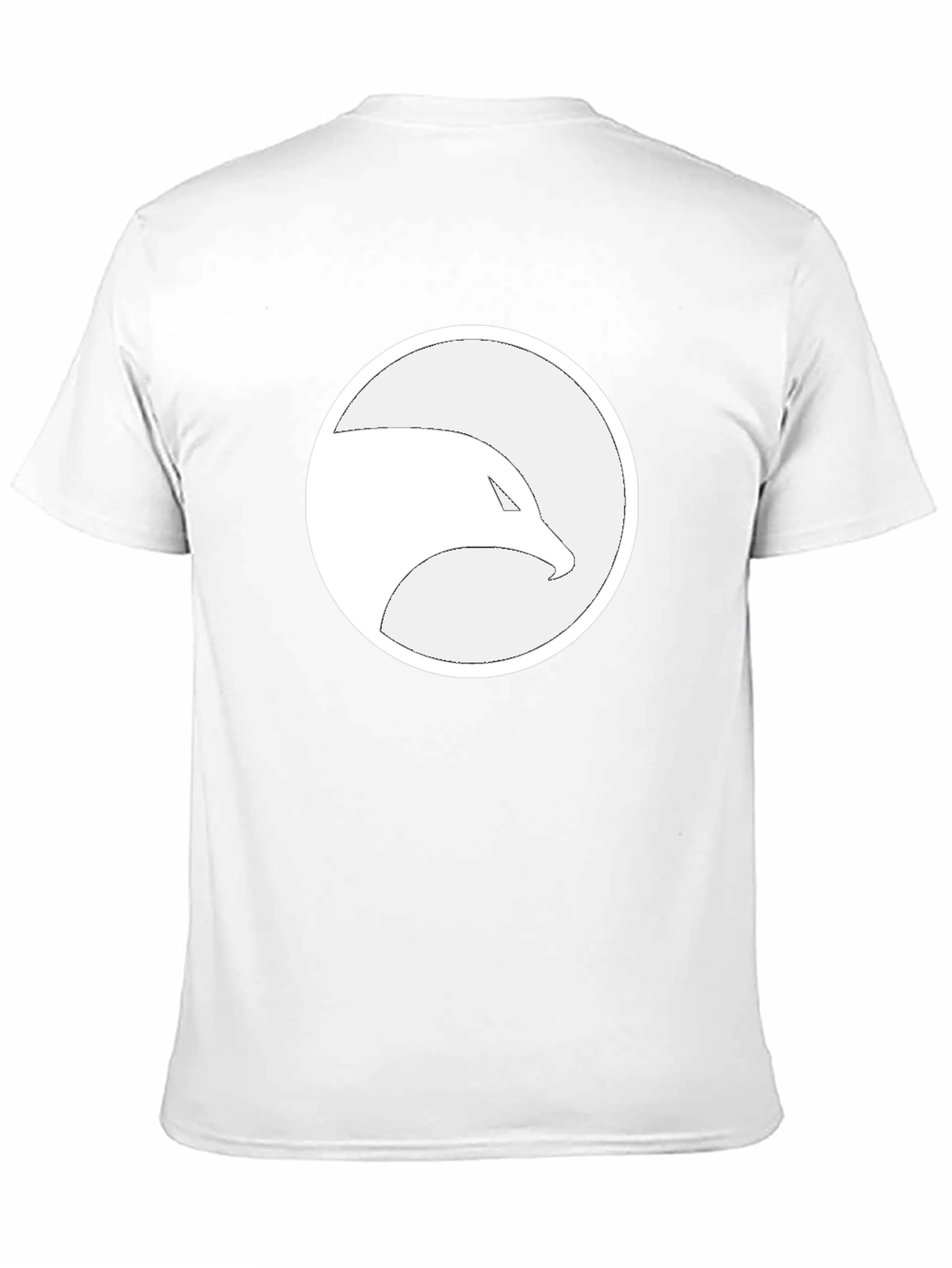 Eagle Logo Graphic Print Black T-Shirt