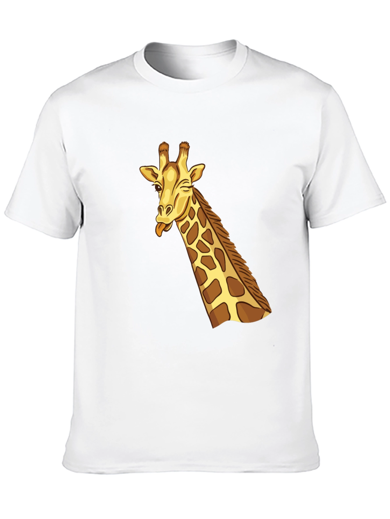 Funny Giraffe T-Shirt - Cartoon Animal Tee