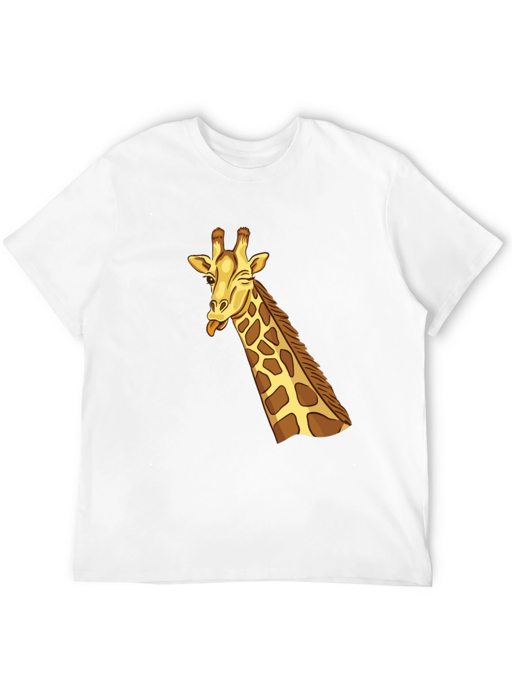 Funny Giraffe T-Shirt - Cartoon Animal Tee