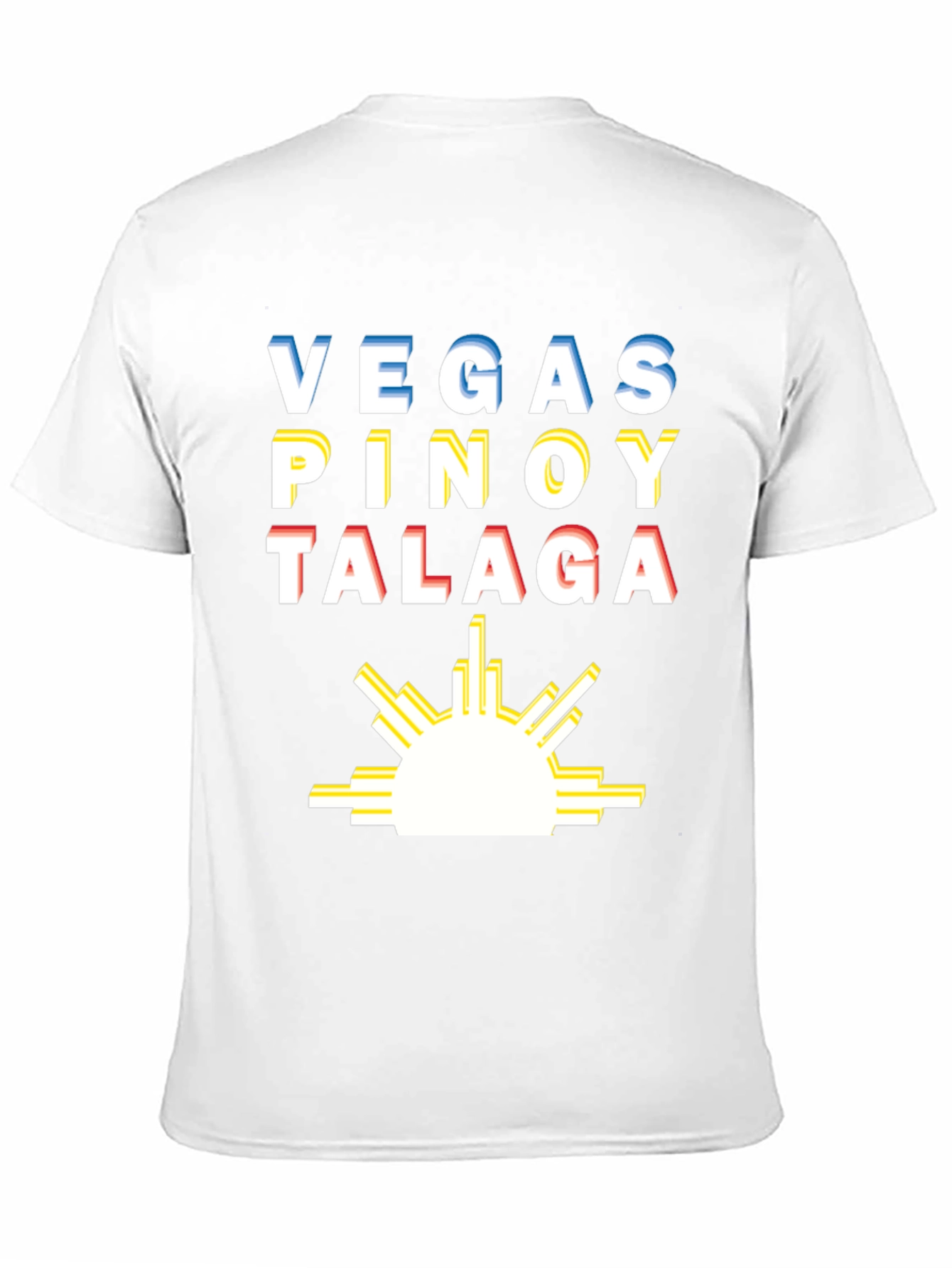 Vegas Pinoy Talaga Graphic T-Shirt