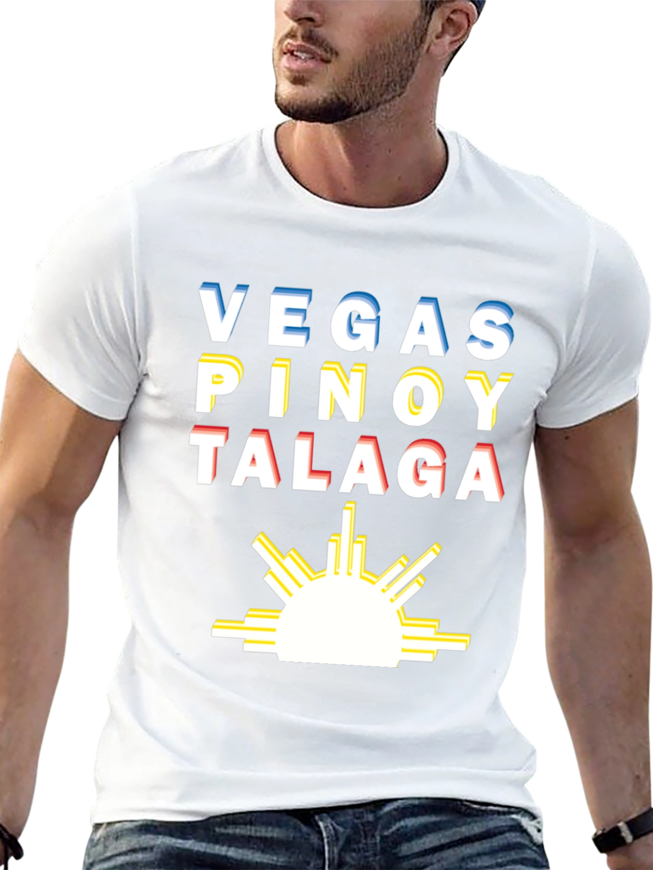 Vegas Pinoy Talaga Graphic T-Shirt