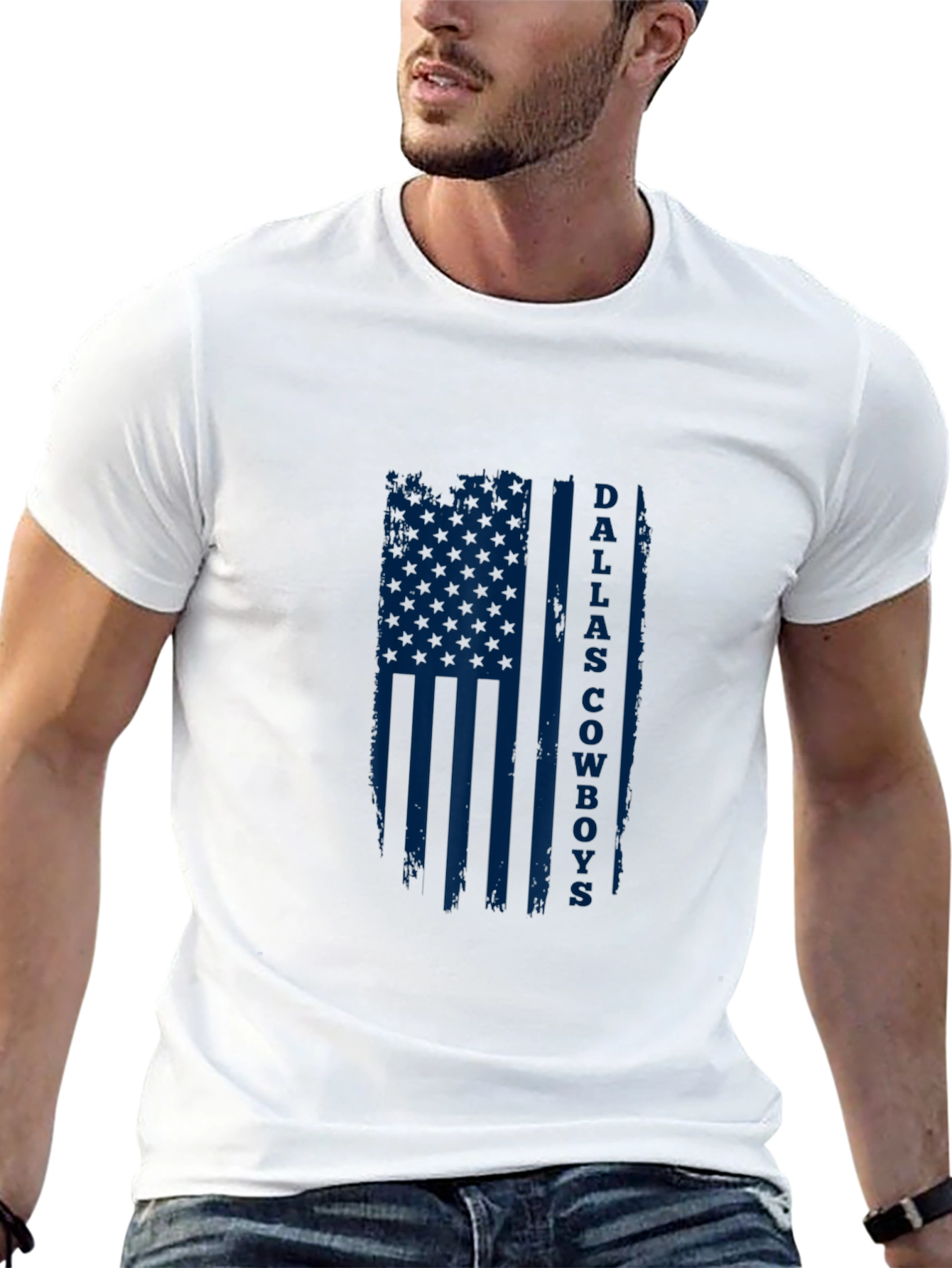 Dallas Cowboys Flag T-Shirt - Patriotic NFL Fan Apparel