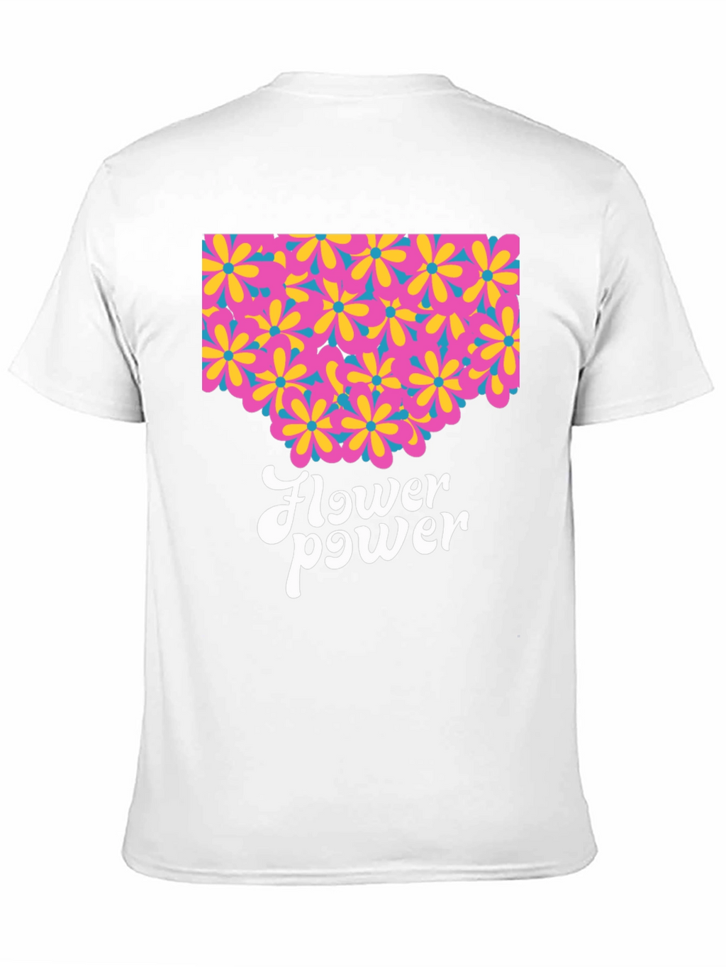 Retro Flower Power Graphic T-Shirt
