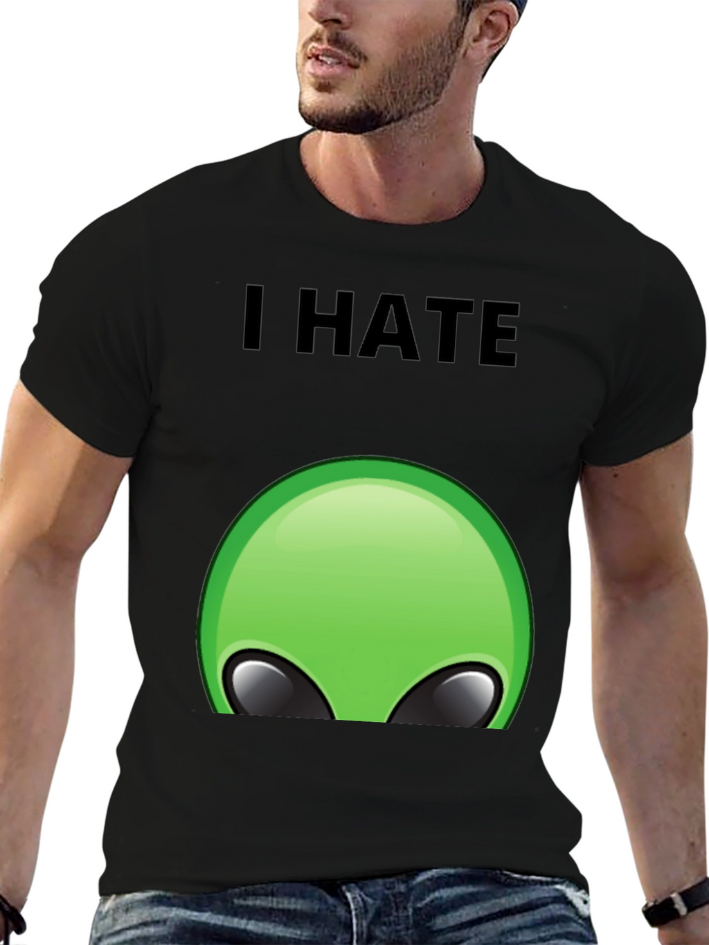 I Hate Aliens T-Shirt - Funny Graphic Tee