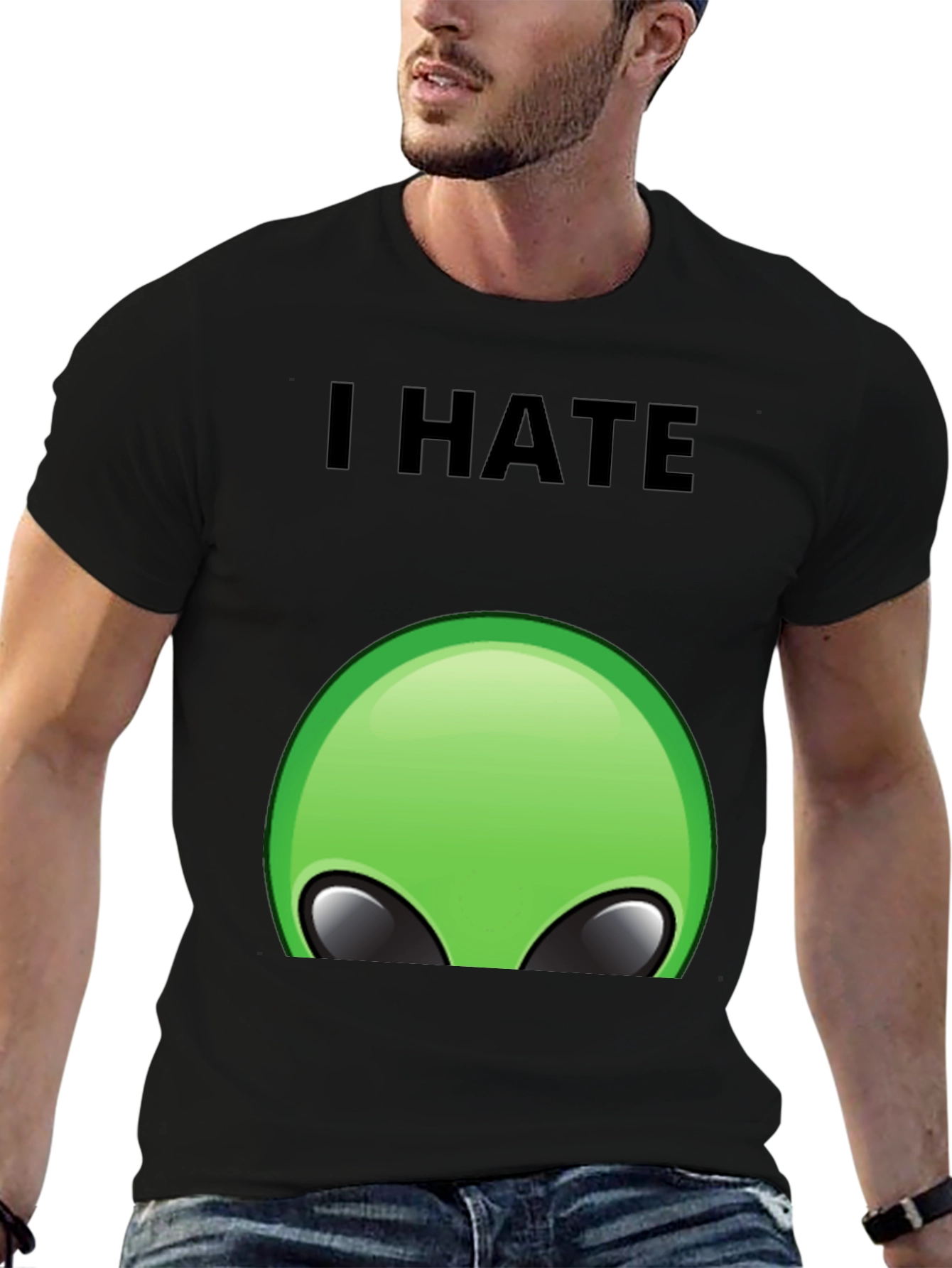 I Hate Aliens T-Shirt - Funny Graphic Tee