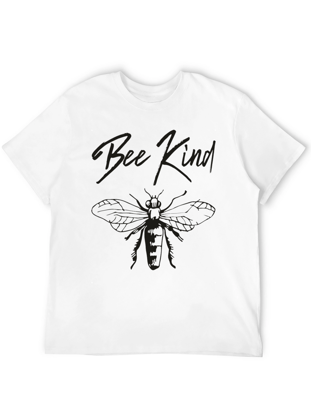 Bee Kind Graphic Tee - Soft Black T-Shirt