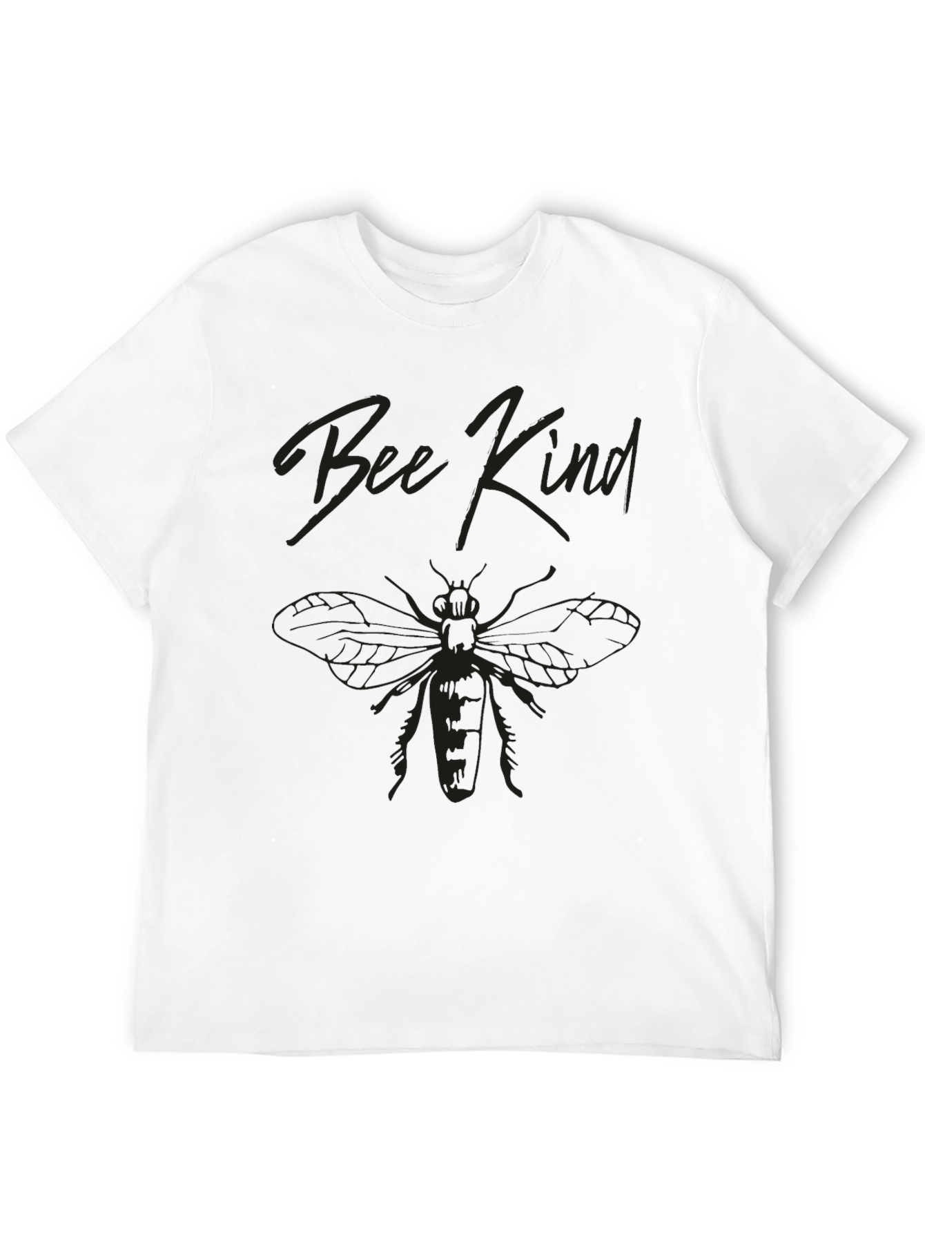 Bee Kind Graphic Tee - Soft Black T-Shirt