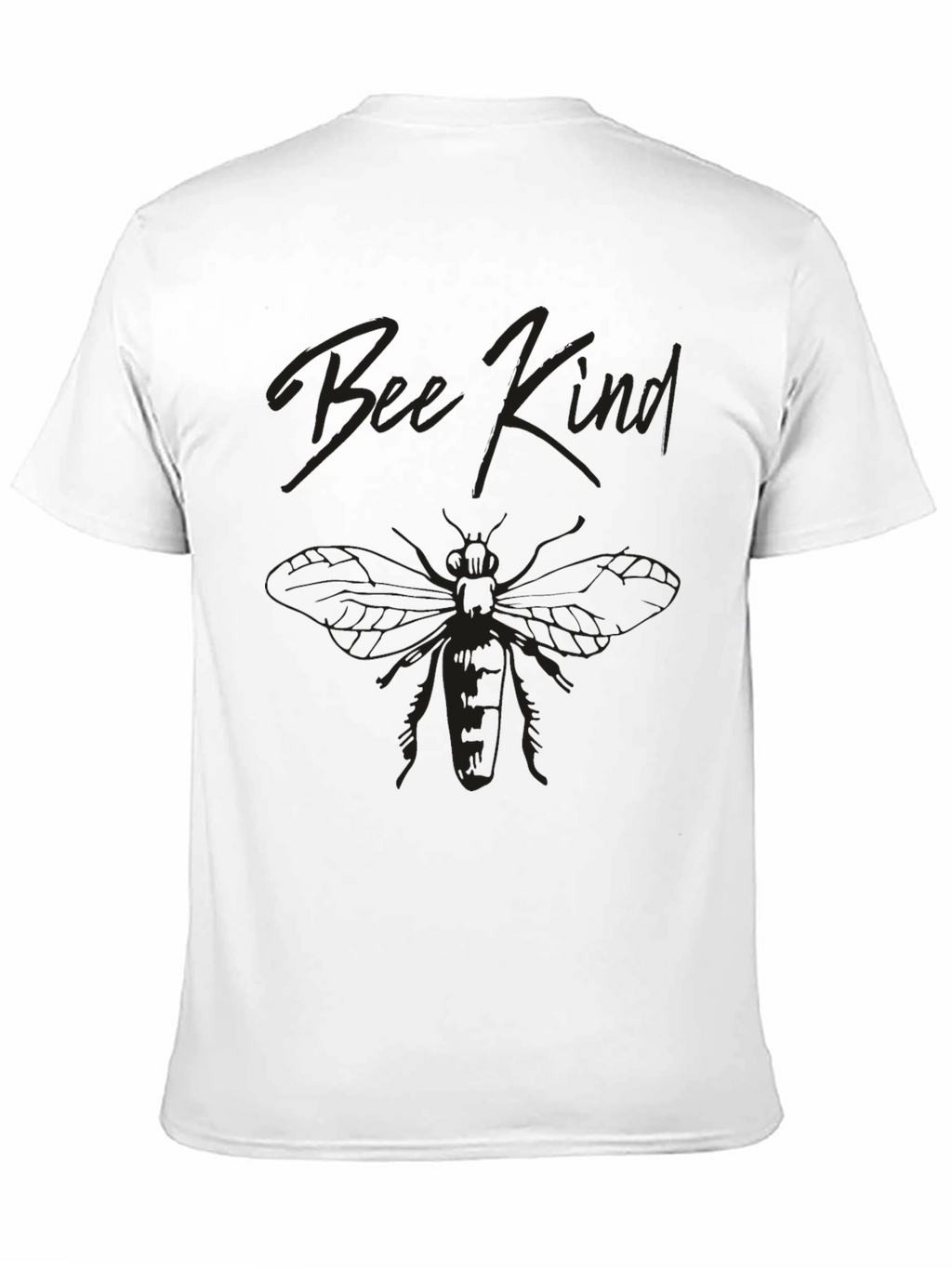 Bee Kind Graphic Tee - Soft Black T-Shirt