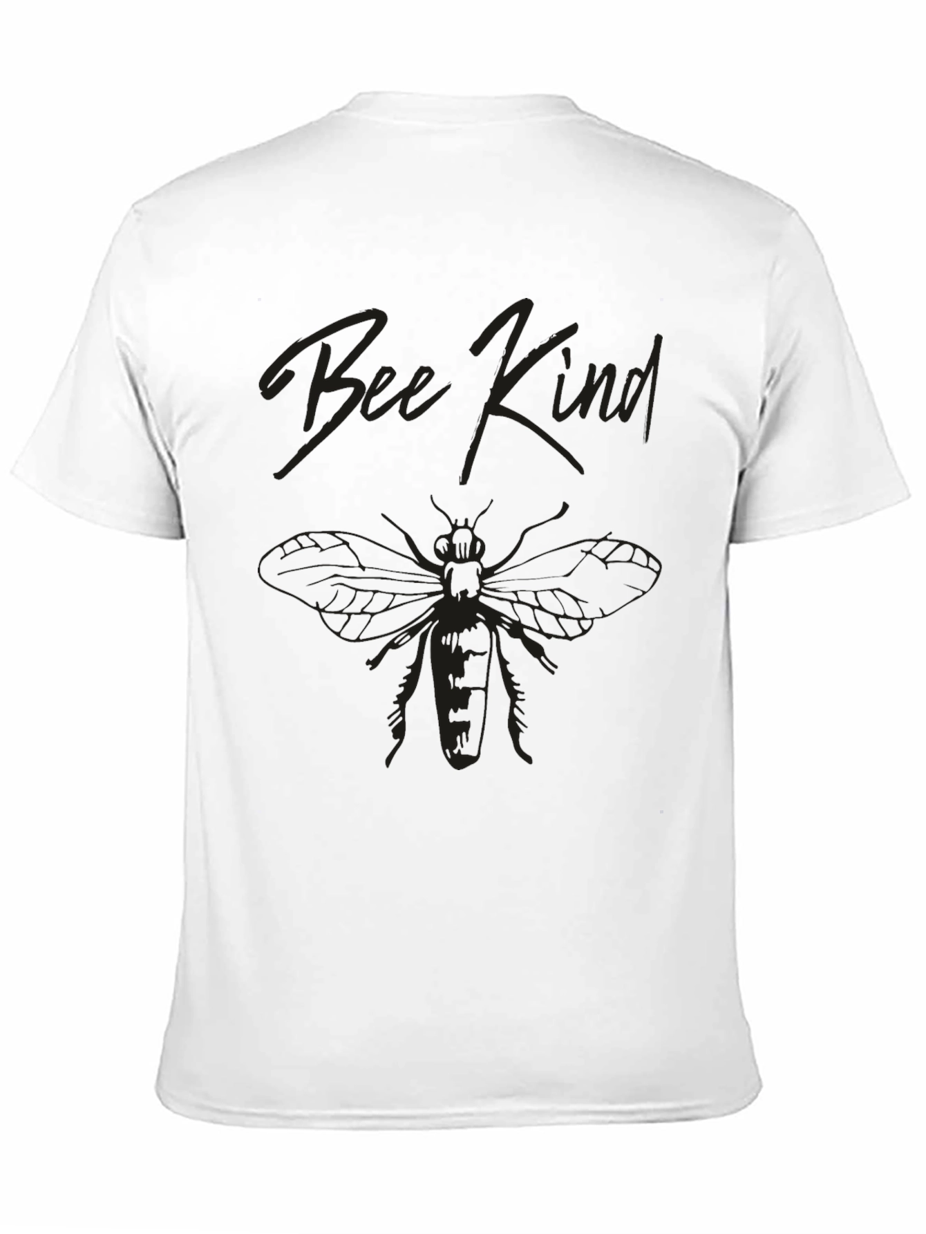 Bee Kind Graphic Tee - Soft Black T-Shirt