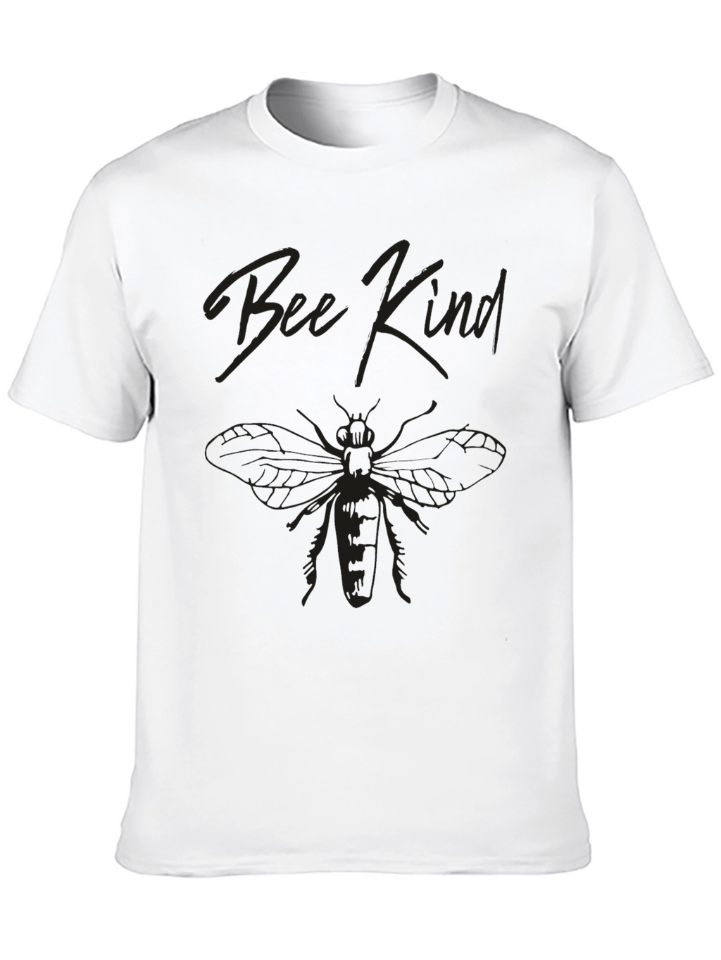 Bee Kind Graphic Tee - Soft Black T-Shirt