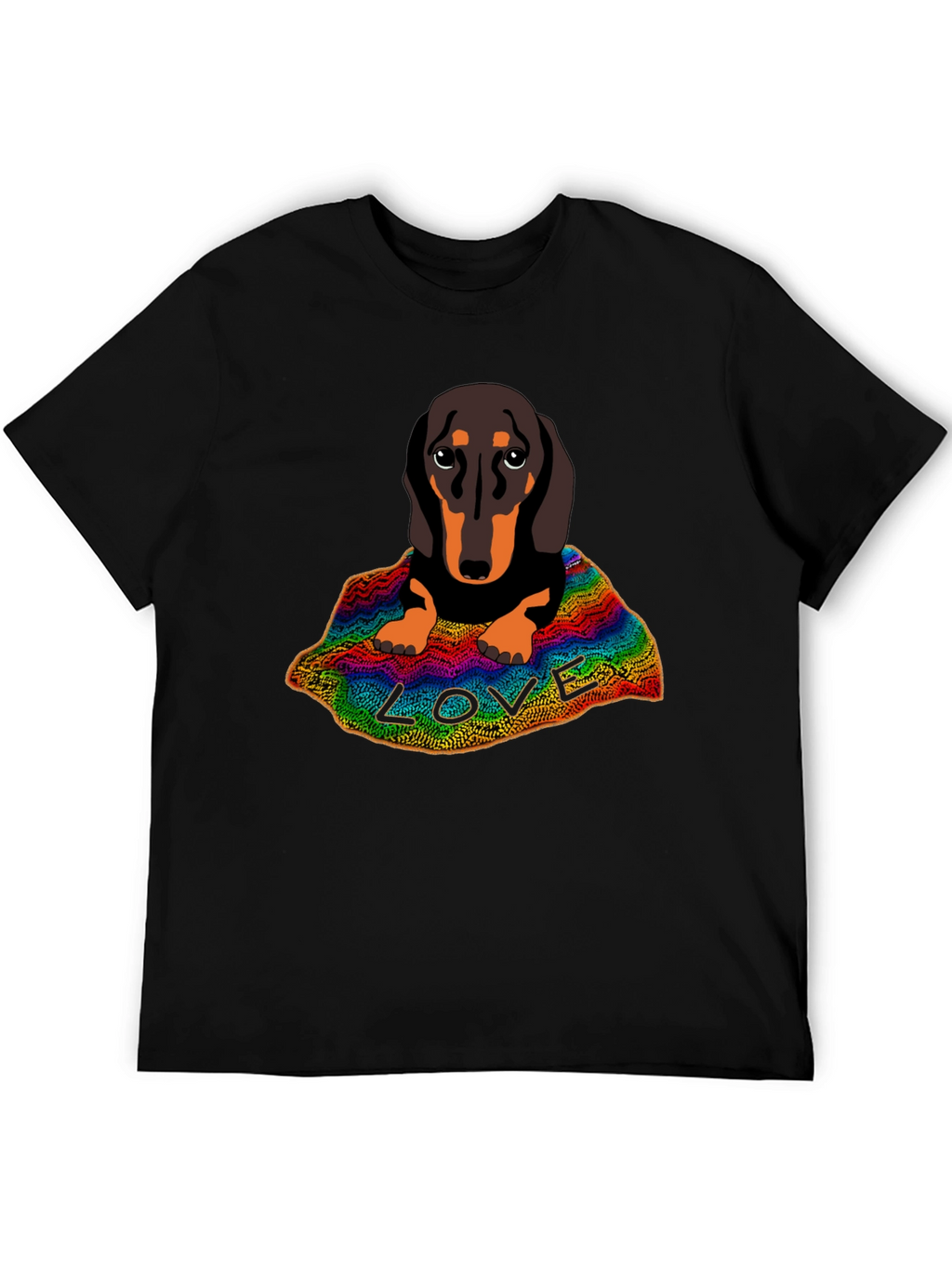 Dachshund LOVE Graphic T-Shirt