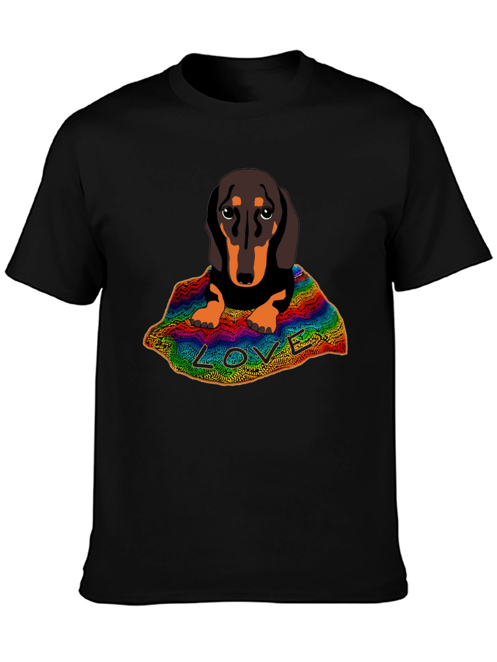 Dachshund LOVE Graphic T-Shirt