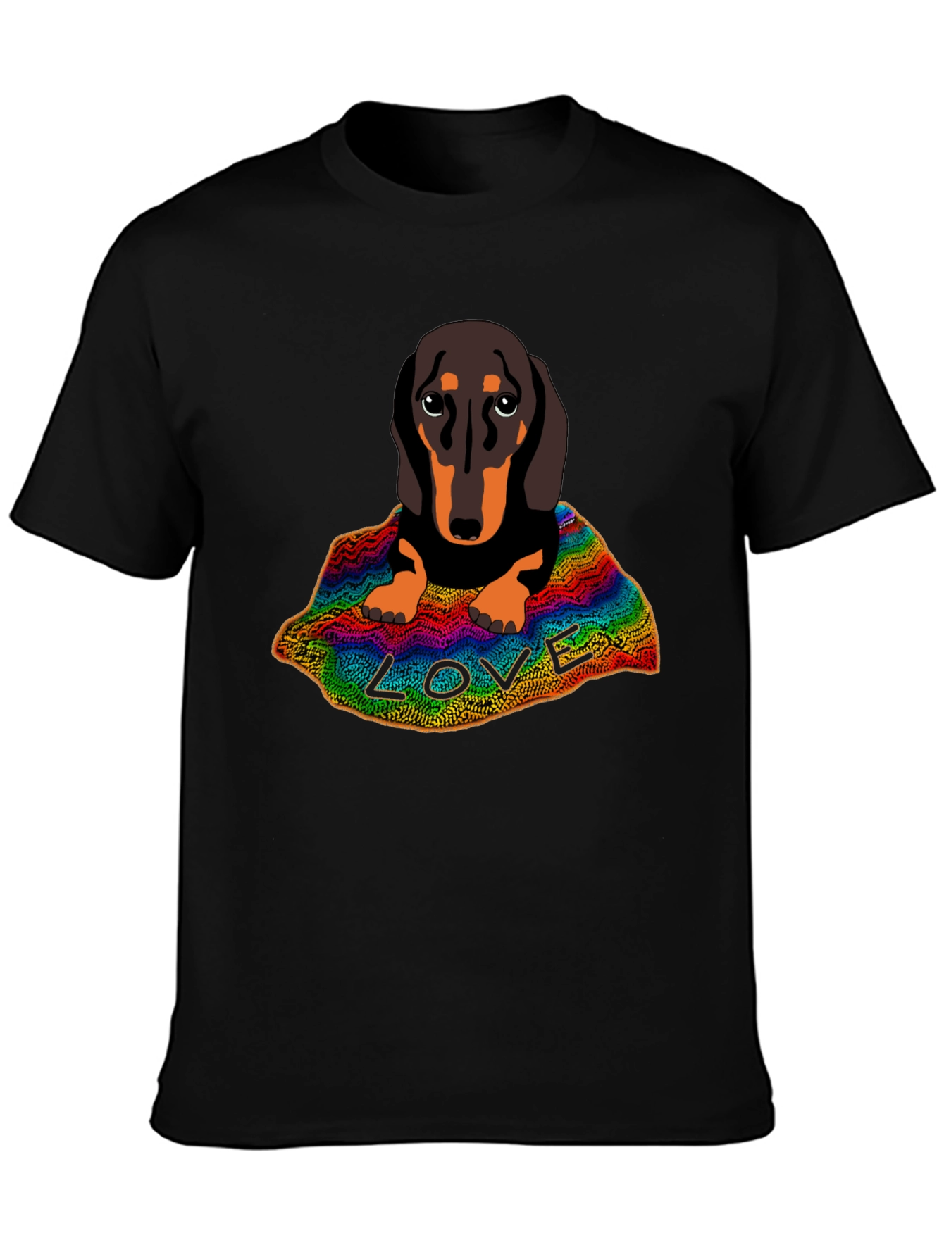 Dachshund LOVE Graphic T-Shirt
