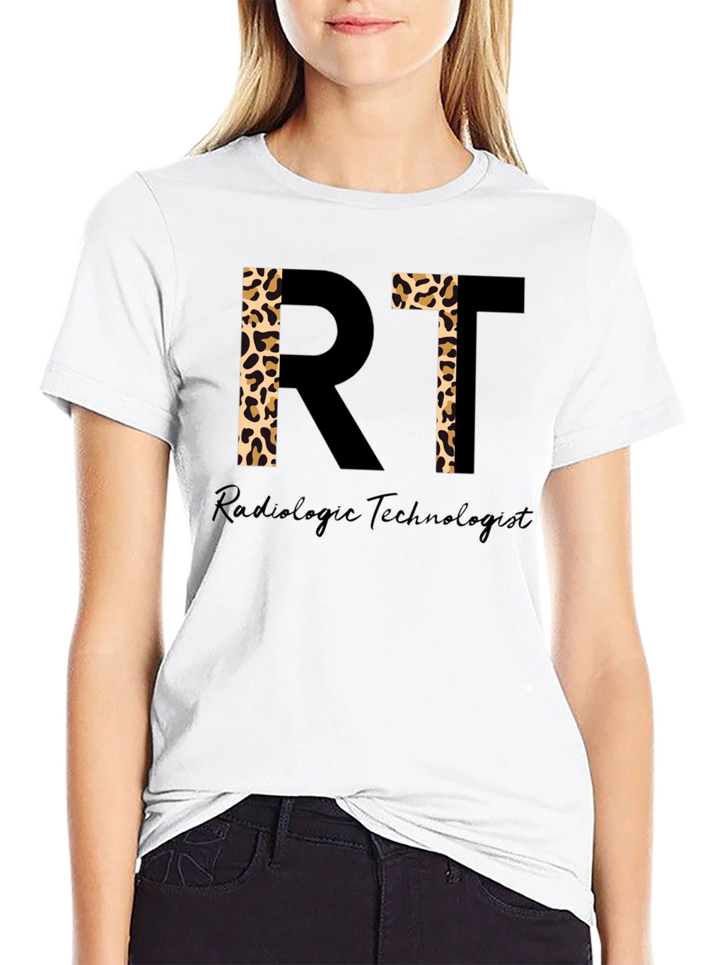 Radiologic Technologist Leopard Print Shirt - RT Tee