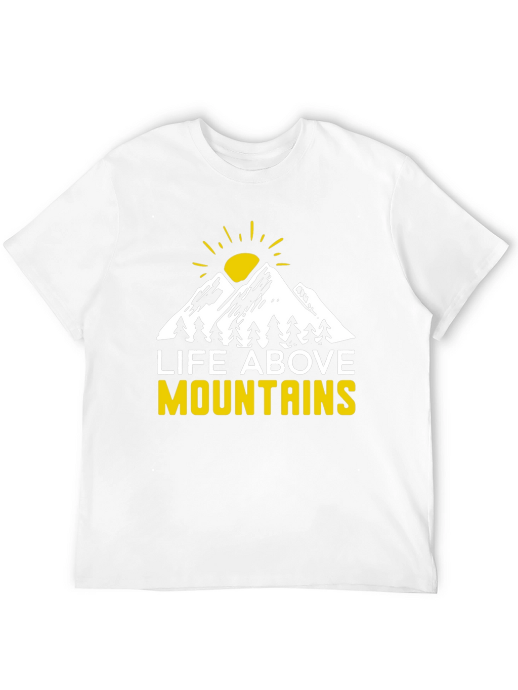 Life Above Mountains Graphic Tee - Black