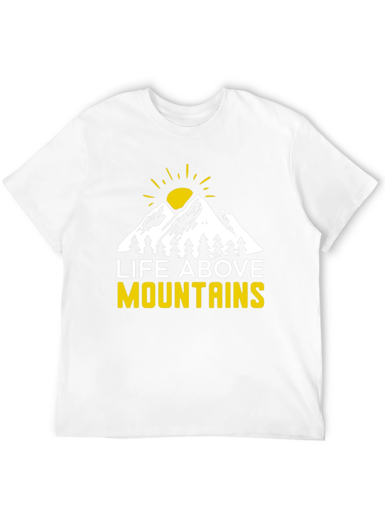 Life Above Mountains Graphic Tee - Black