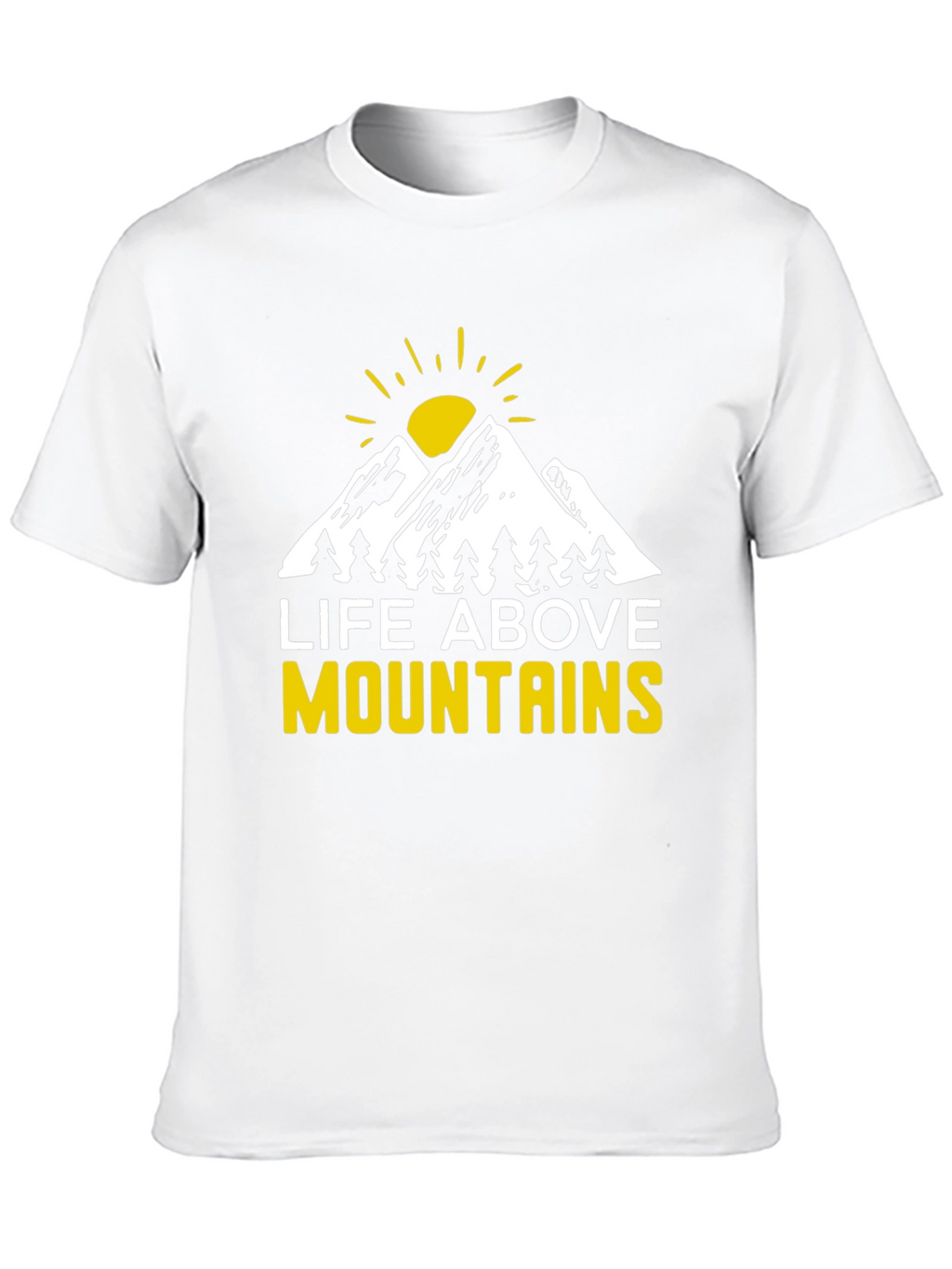 Life Above Mountains Graphic Tee - Black