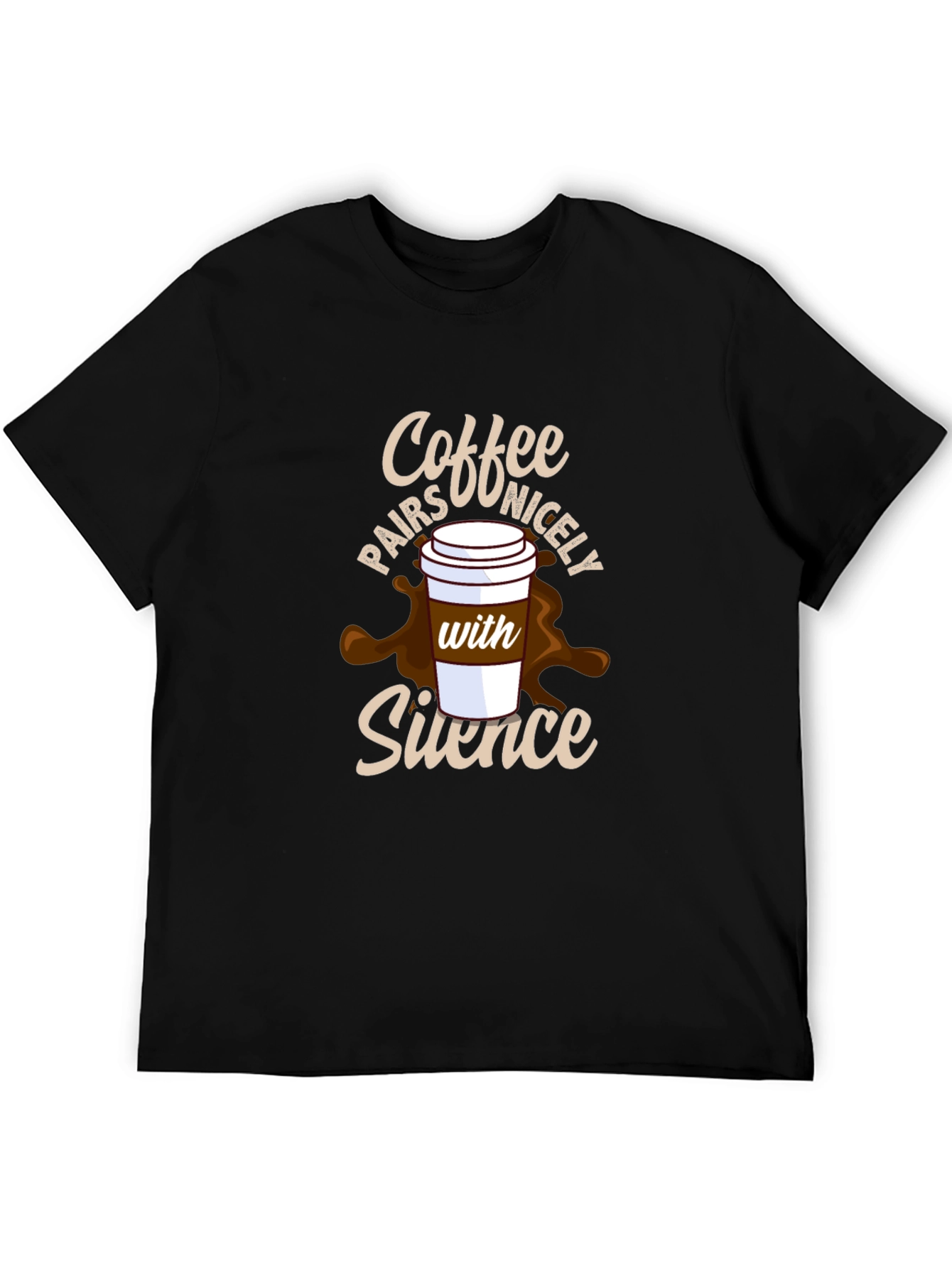 Coffee and Silence Graphic Tee
