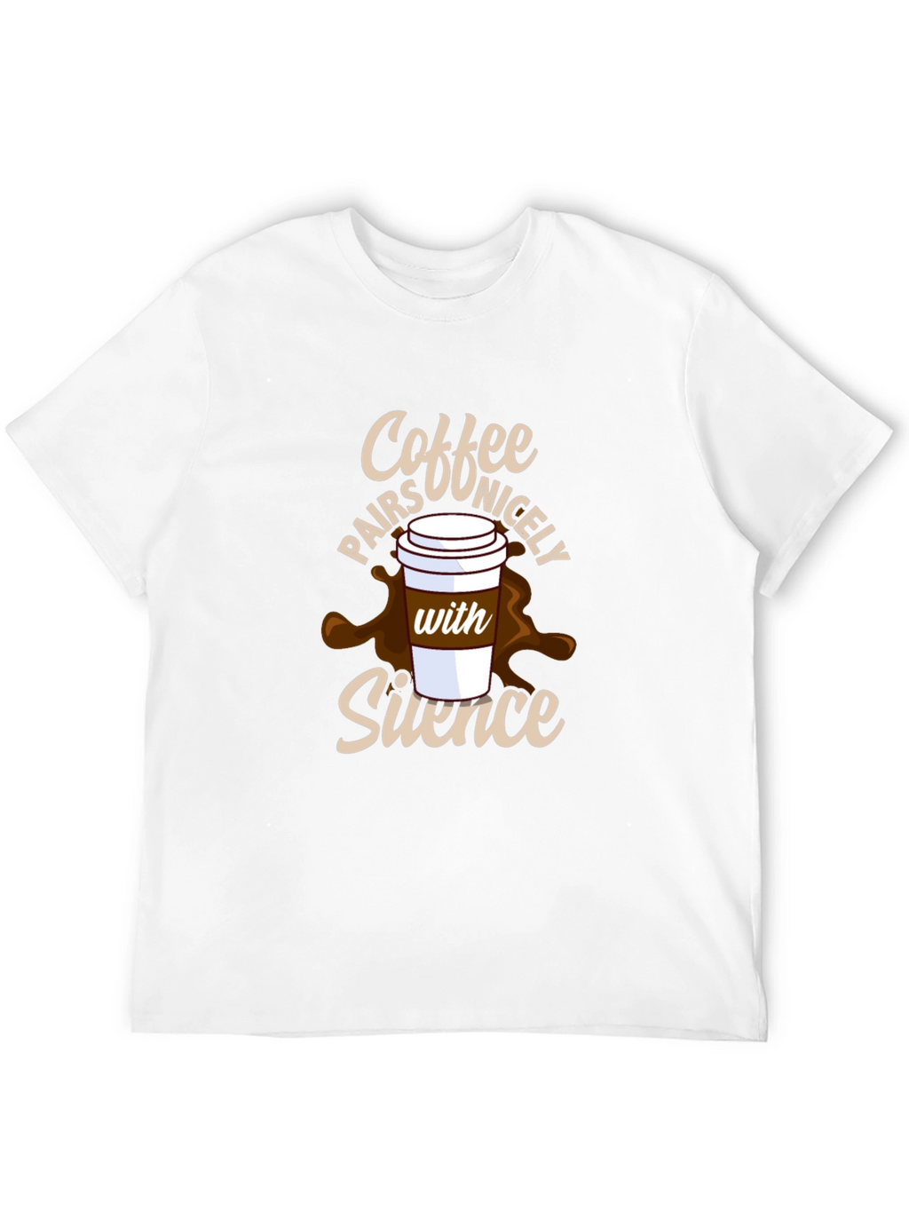 Coffee and Silence Graphic Tee