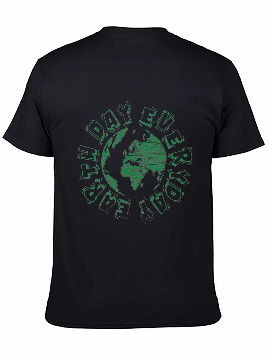Everyday Earth Day T-Shirt - Black Crew Neck
