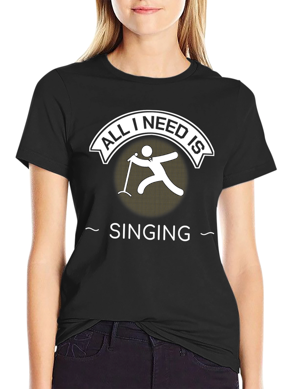 All I Need is Singing T-Shirt Singer Tee