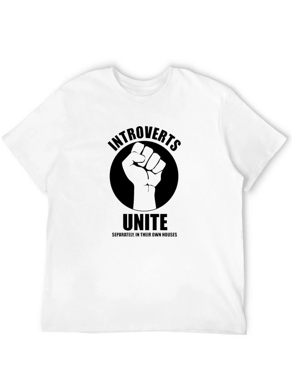 Introverts Unite T-Shirt - Black Graphic Tee