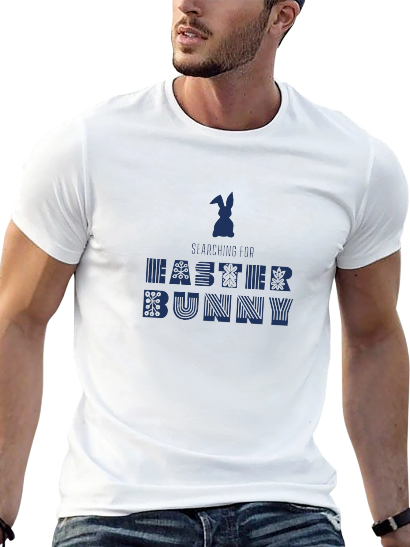 Easter Bunny Searching T-Shirt
