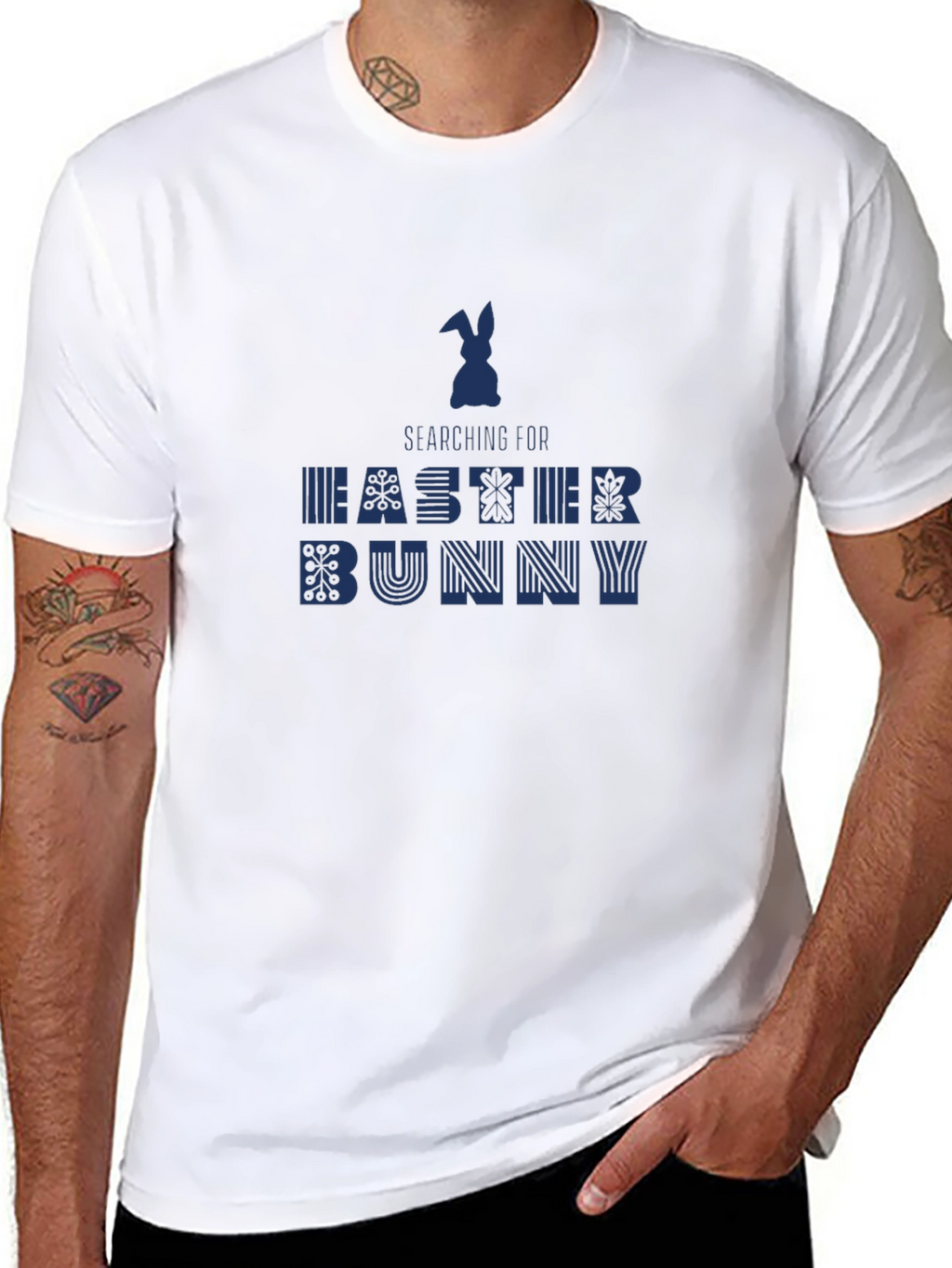 Easter Bunny Searching T-Shirt