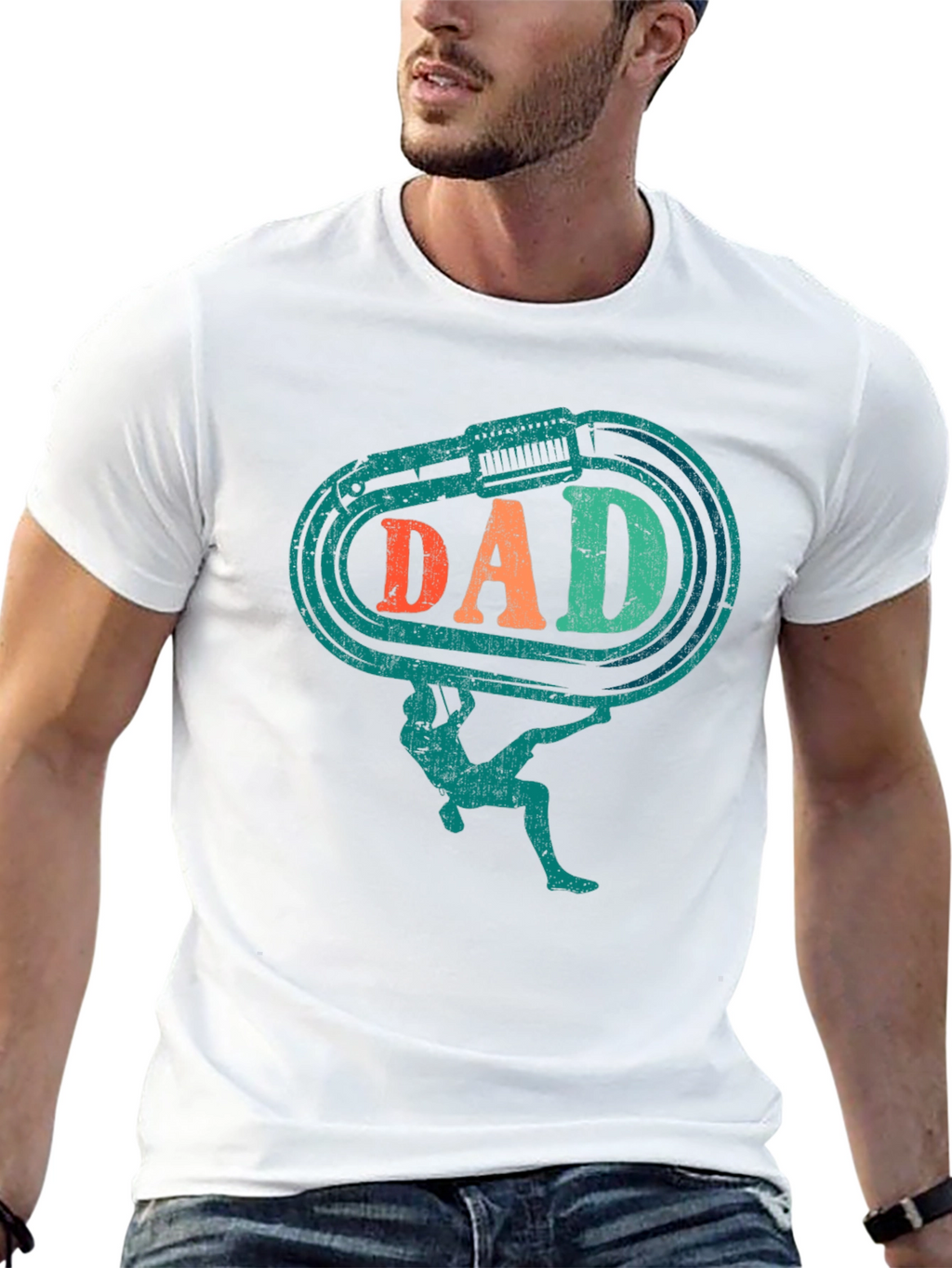 DAD Climbing T-Shirt Black Tee