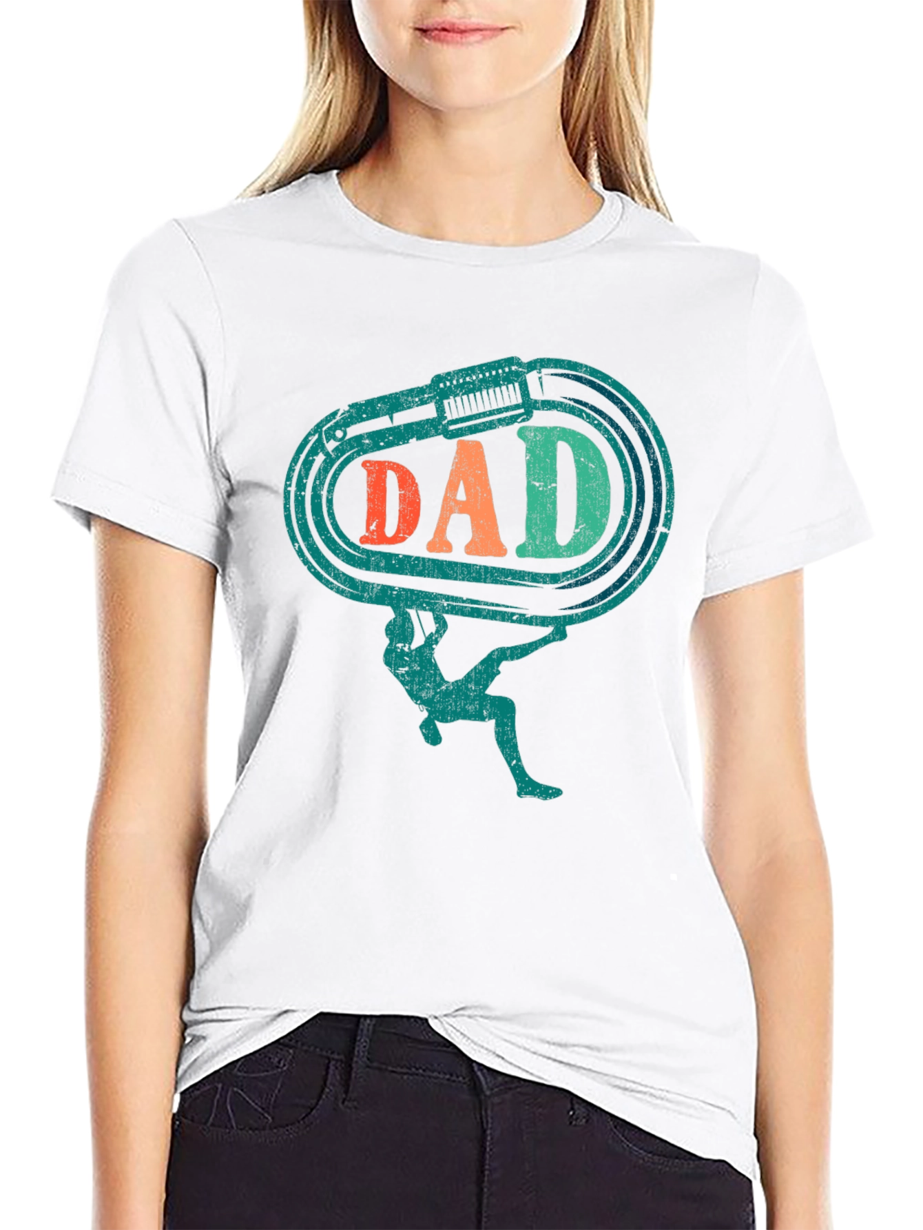 DAD Climbing T-Shirt Black Tee