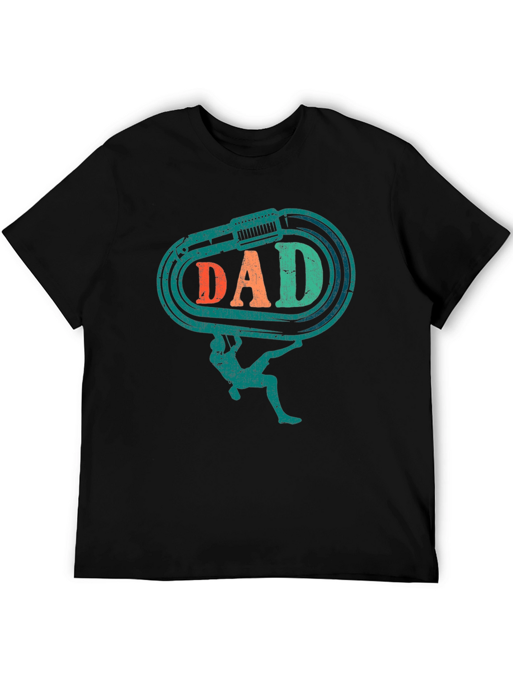 DAD Climbing T-Shirt Black Tee
