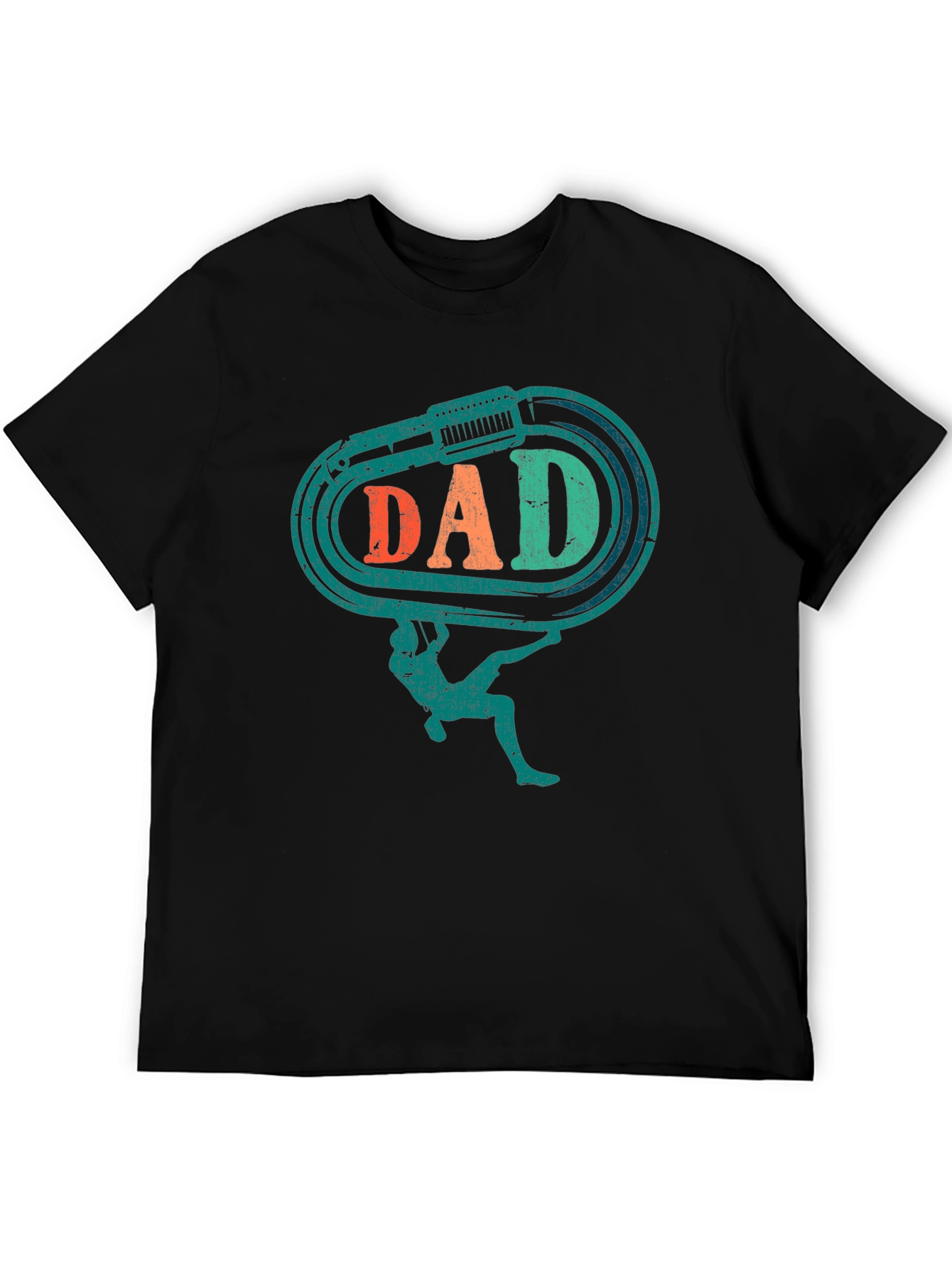 DAD Climbing T-Shirt Black Tee