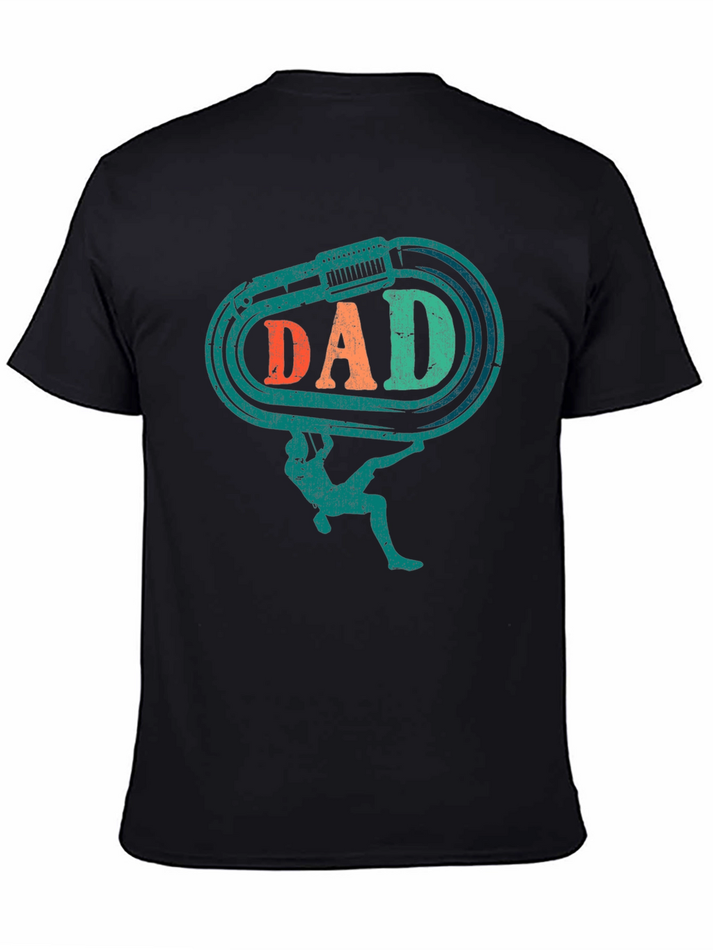 DAD Climbing T-Shirt Black Tee