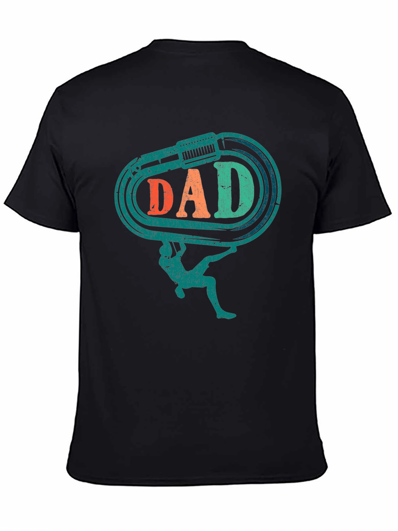 DAD Climbing T-Shirt Black Tee