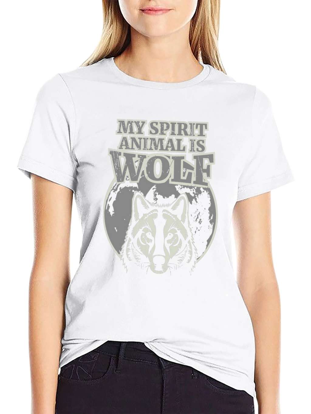 Wolf Spirit Animal Graphic T-Shirt