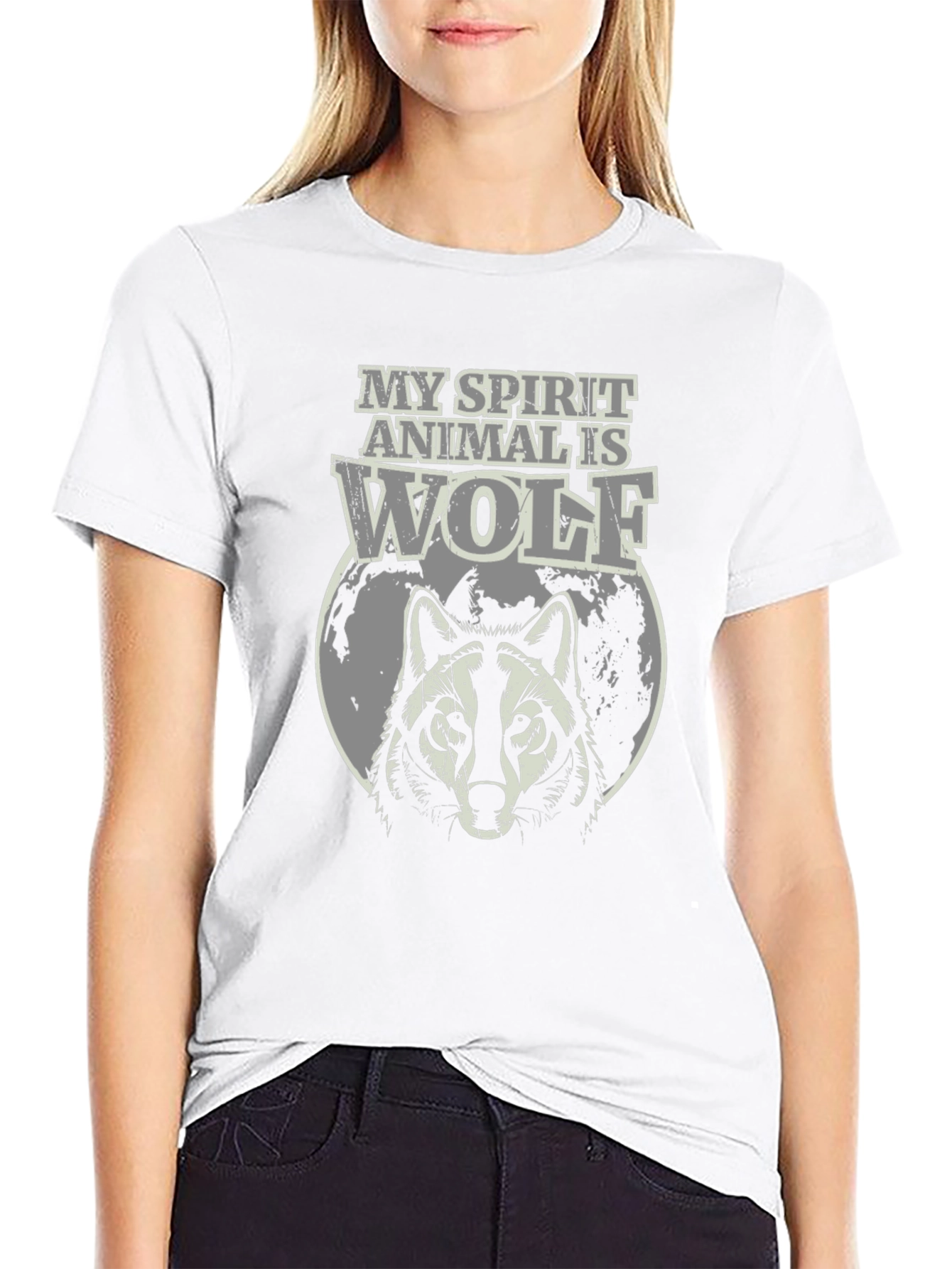 Wolf Spirit Animal Graphic T-Shirt