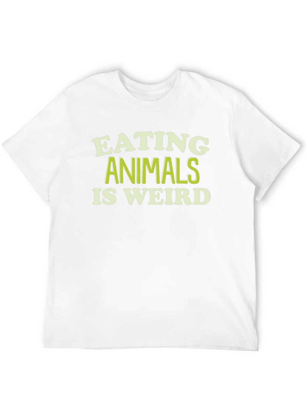 Eating Animals Is Weird Graphic Tee - Vegan T-Shirt