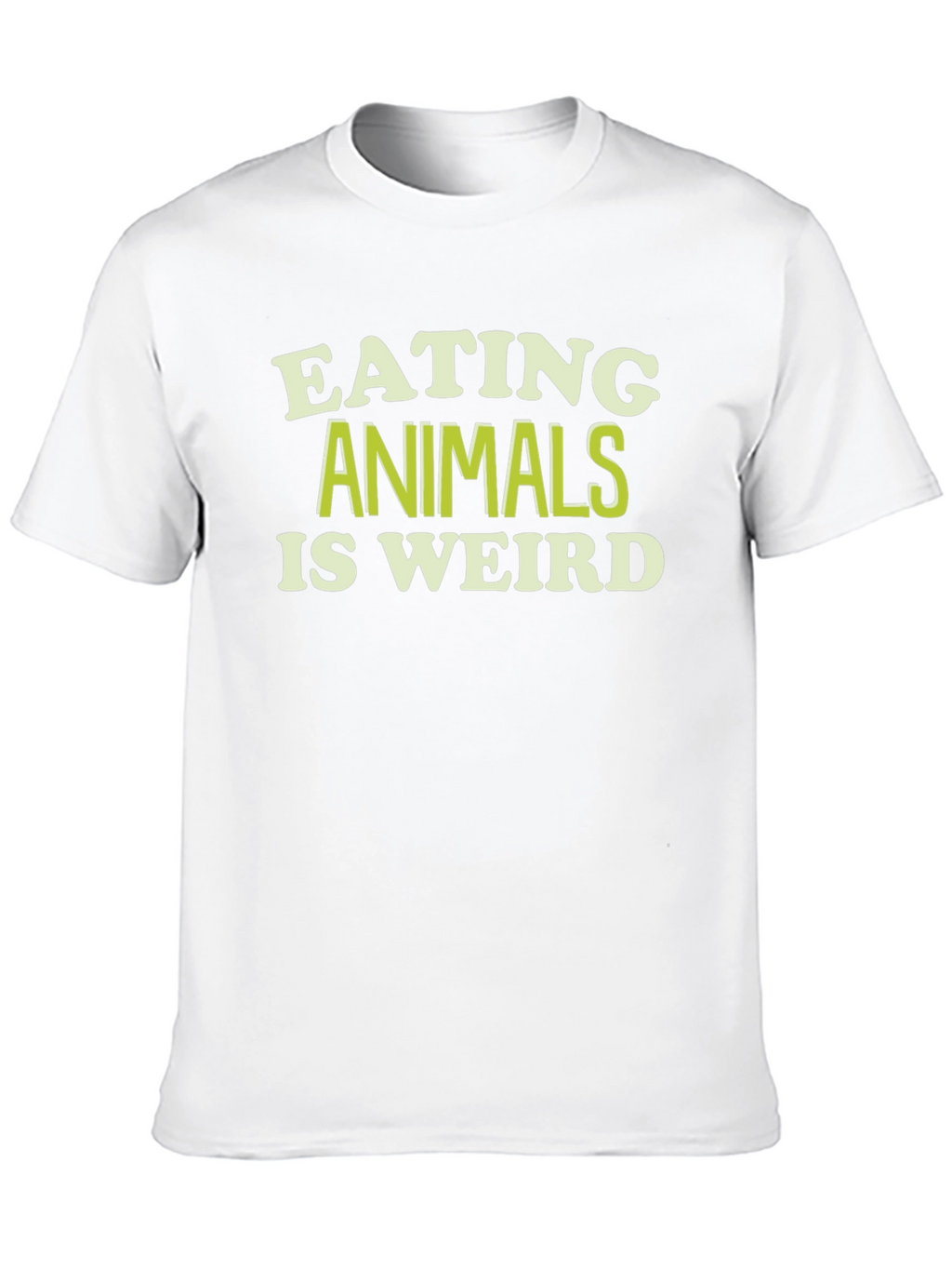 Eating Animals Is Weird Graphic Tee - Vegan T-Shirt