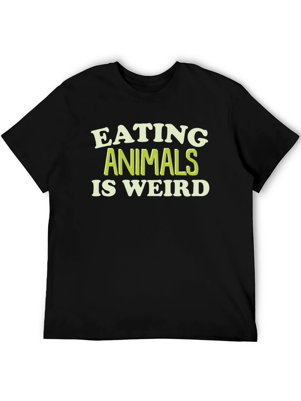 Eating Animals Is Weird Graphic Tee - Vegan T-Shirt