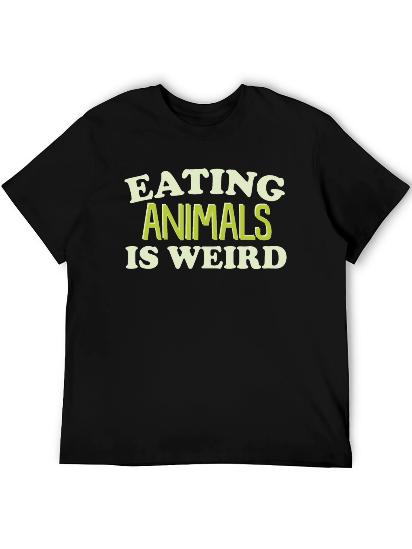 Eating Animals Is Weird Graphic Tee - Vegan T-Shirt