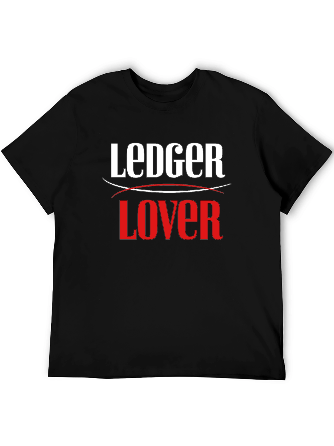 Ledger Lover Black T-Shirt - Crypto Enthusiast Apparel