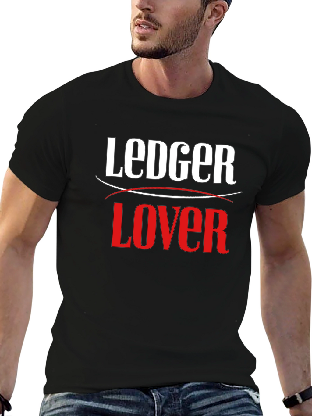 Ledger Lover Black T-Shirt - Crypto Enthusiast Apparel