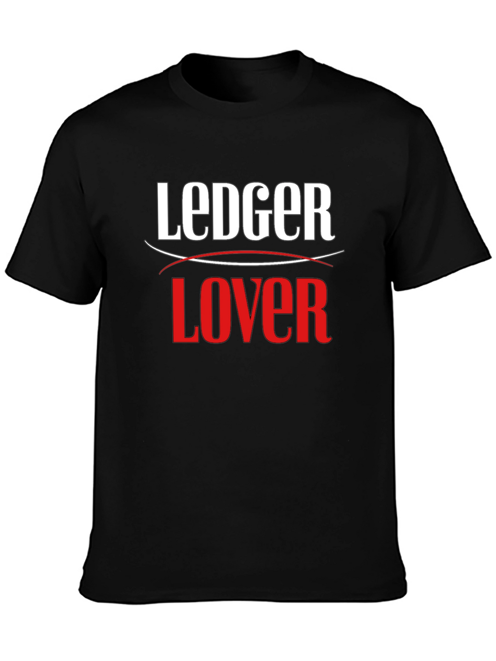Ledger Lover Black T-Shirt - Crypto Enthusiast Apparel