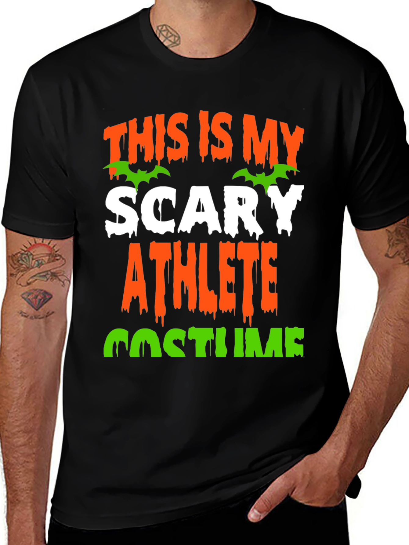 Scary Athlete Costume T-Shirt