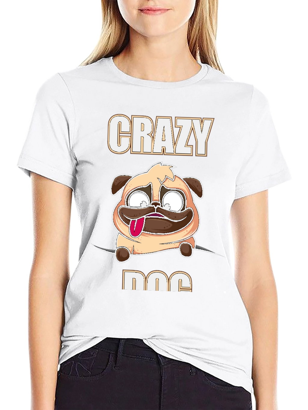 Crazy Dog Graphic Tee