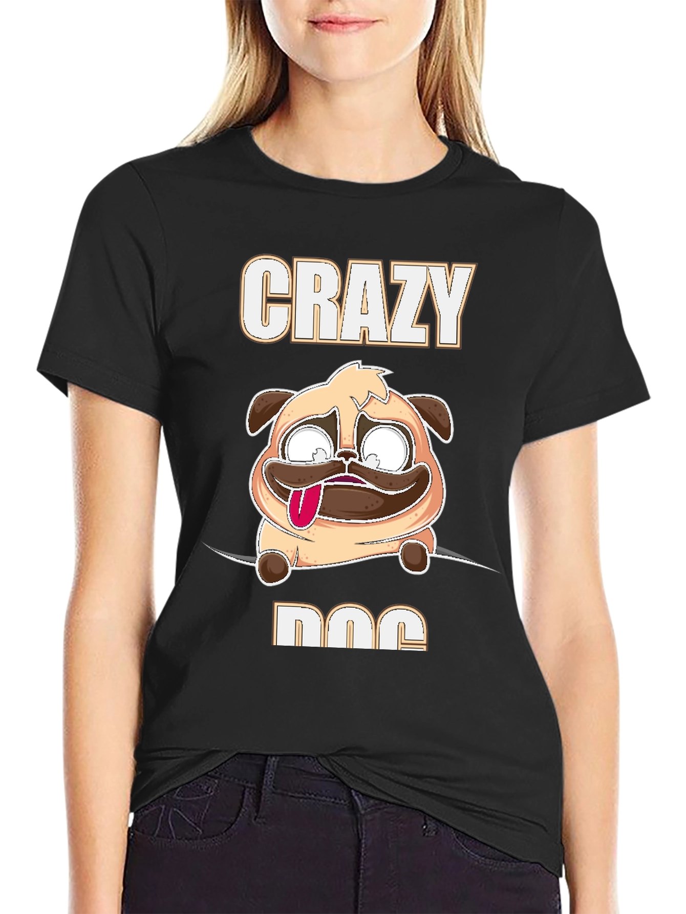 Crazy Dog Graphic Tee