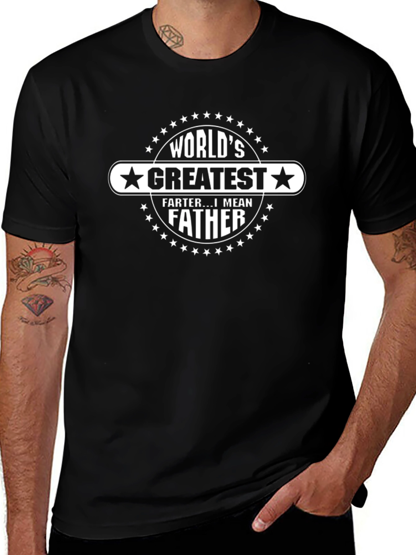 Worlds Greatest FARTER...I Mean Father T-Shirt