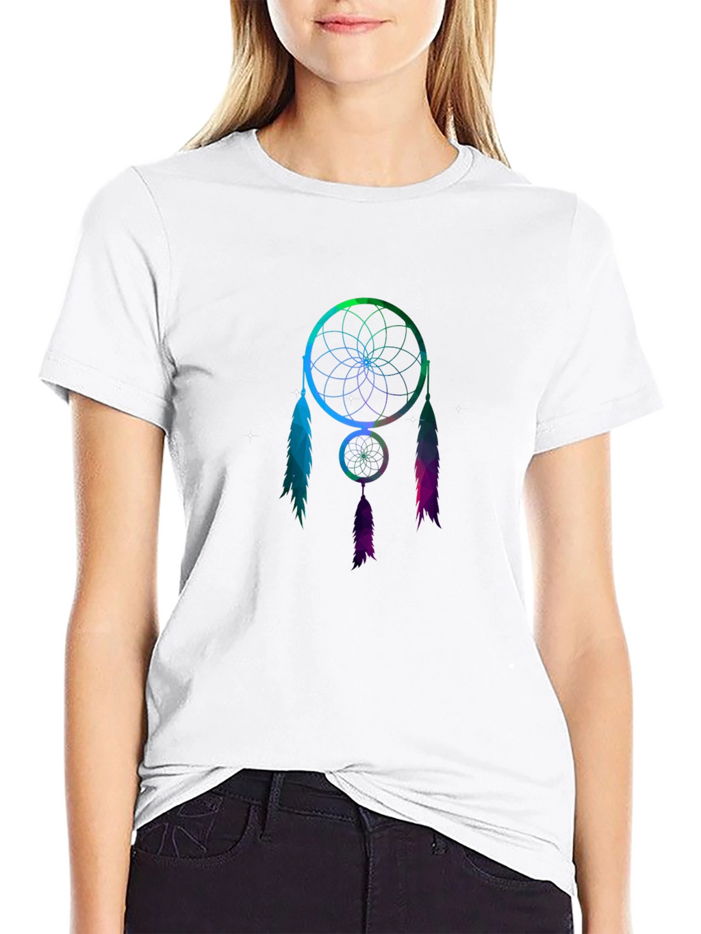 Dreamcatcher Graphic Black T-Shirt
