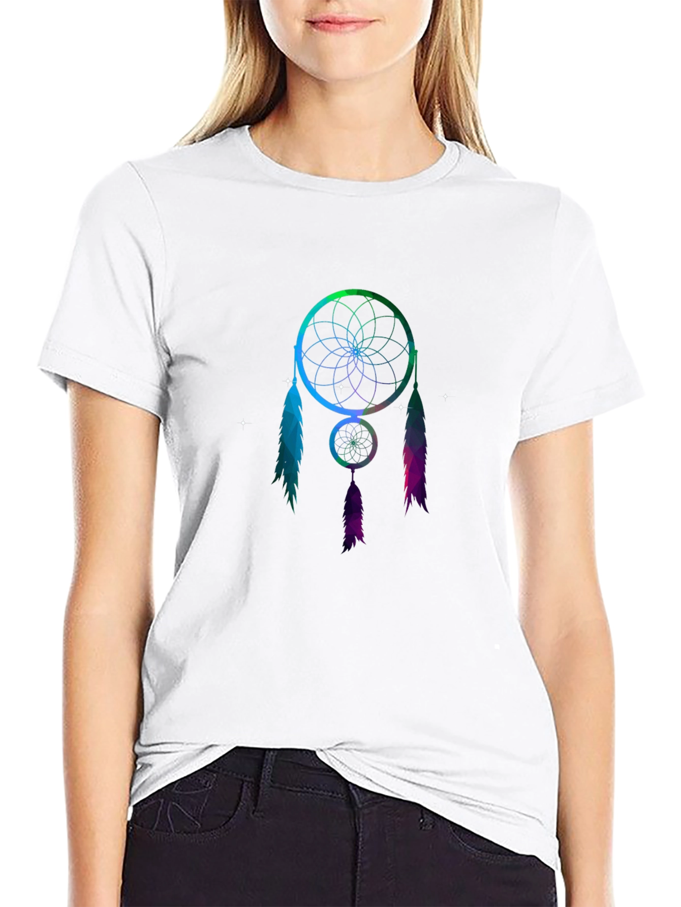 Dreamcatcher Graphic Black T-Shirt